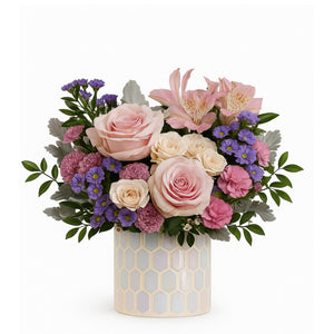 Alluring Mosaic – fresh flower arrangement from Blooming Treasure, Baltimore