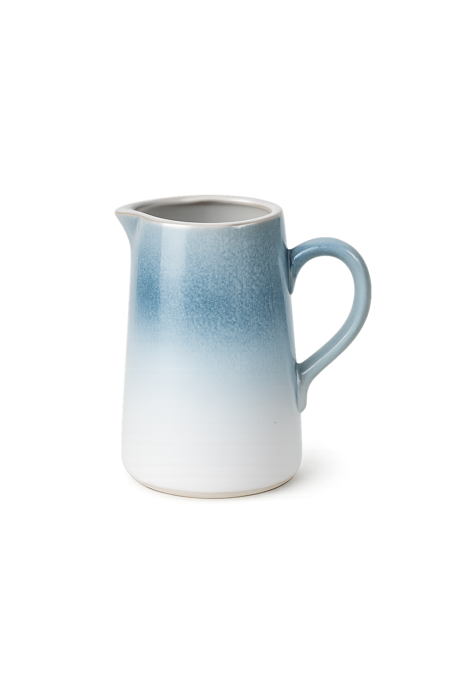 Azure Drift Pitcher Vase