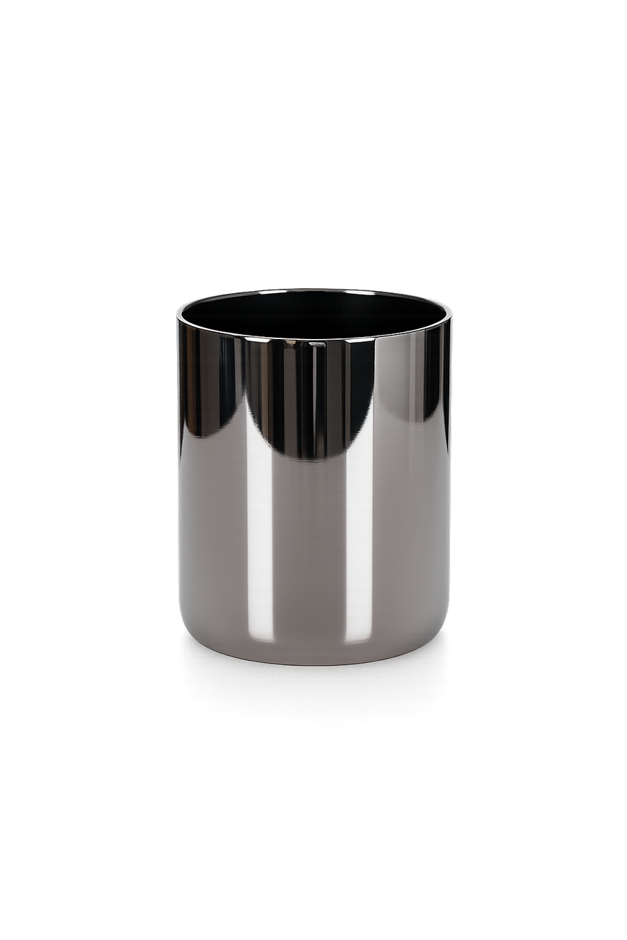 Onyx Steel Cylinder Vase