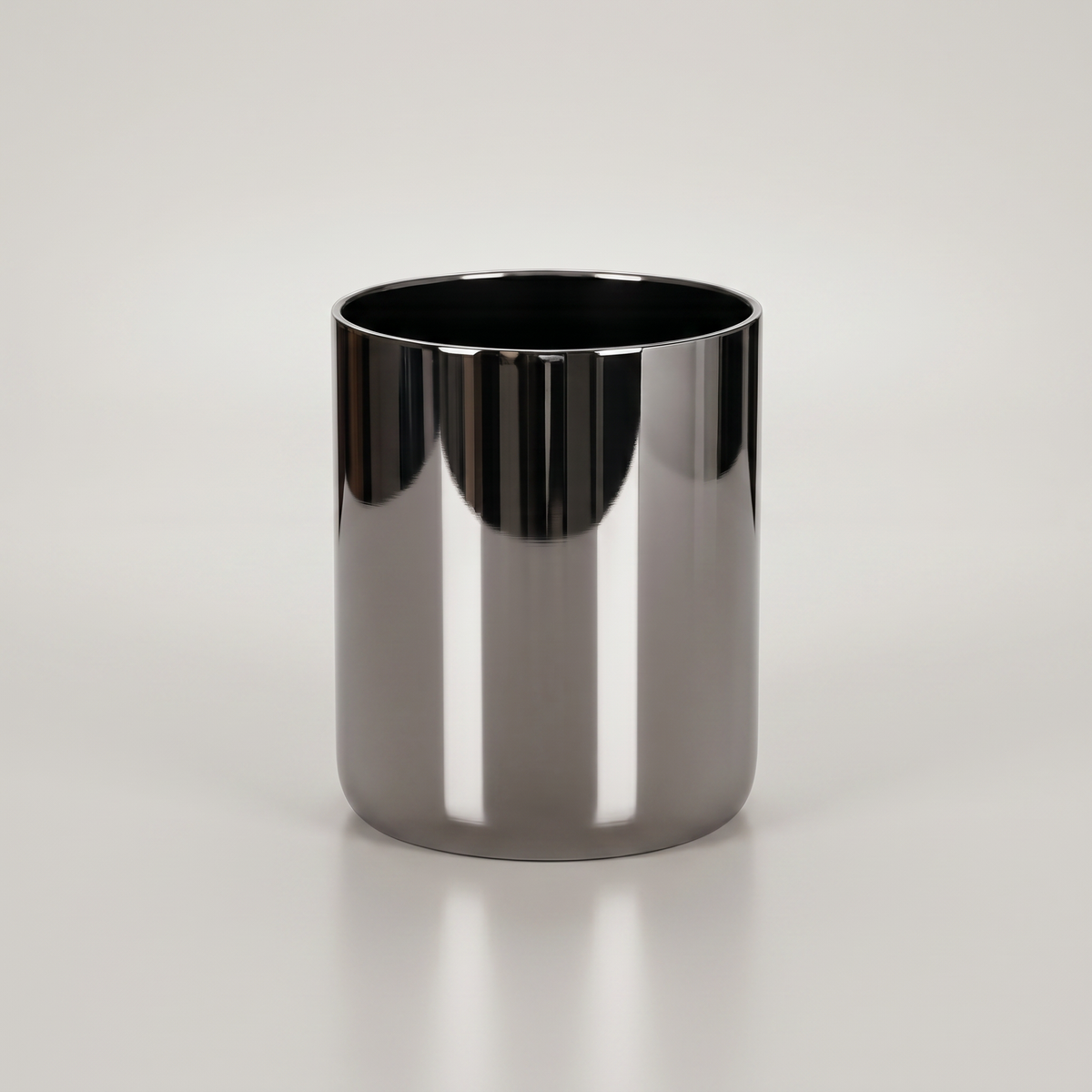 Onyx Steel Cylinder Vase