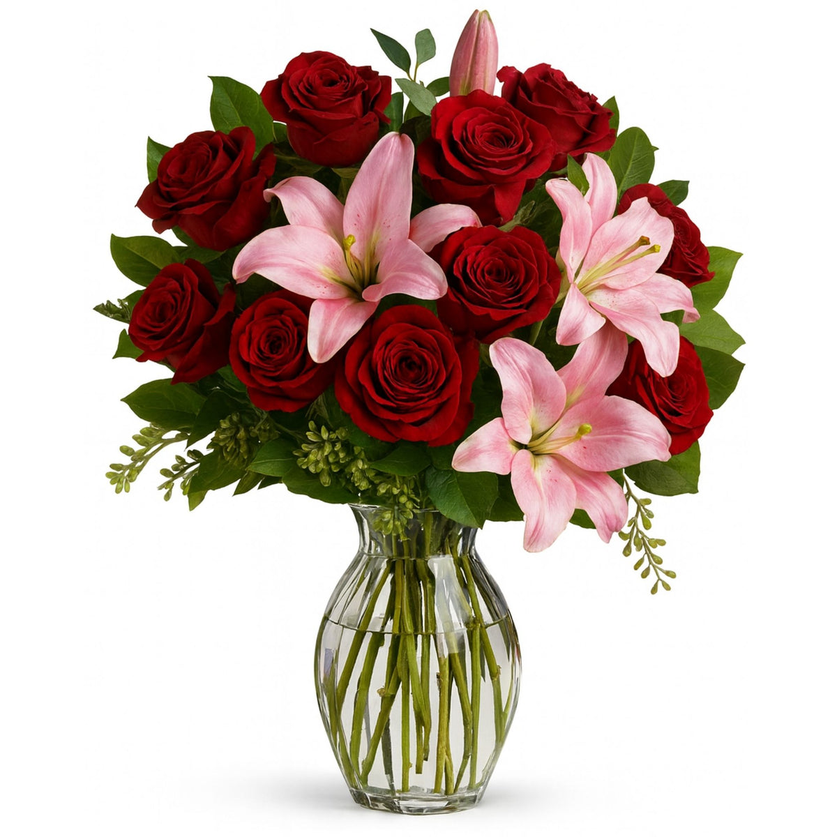 Passionate Embrace – fresh flower arrangement from Blooming Treasure, Baltimore