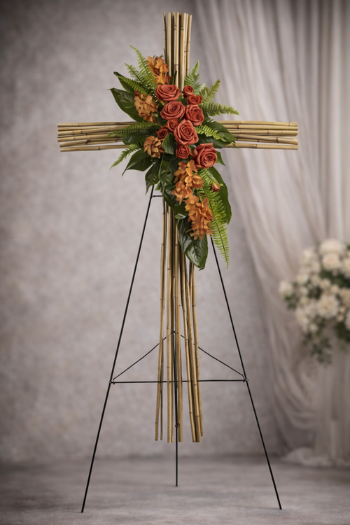 Peaceful Cane Cross Tribute