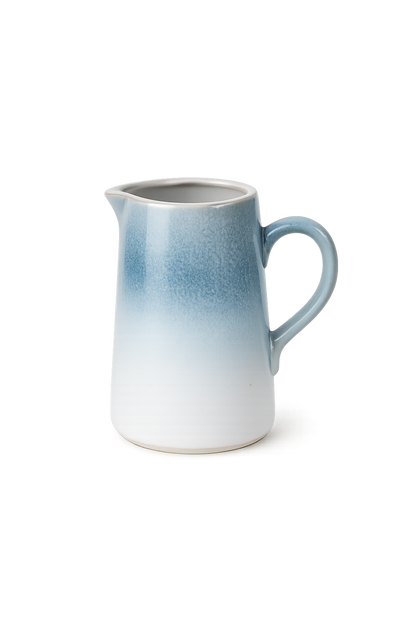 Azure Drift Pitcher Vase