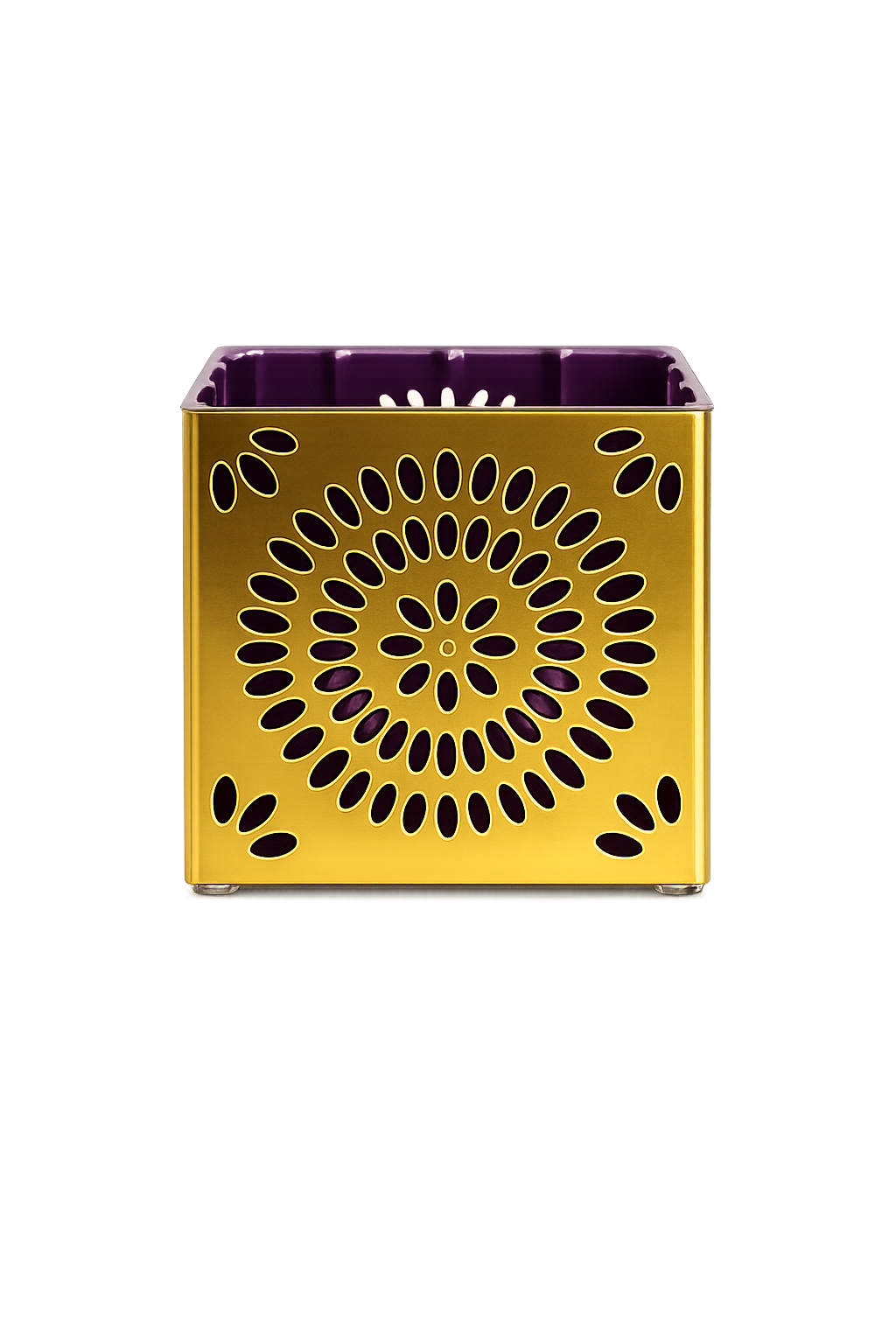 Gilded Amara Cube Vase