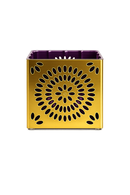 Gilded Amara Cube Vase