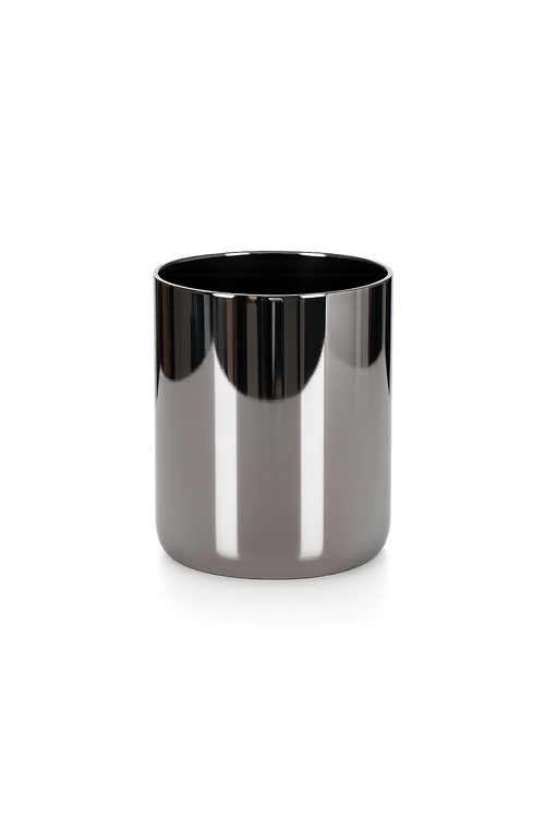 Onyx Steel Cylinder Vase