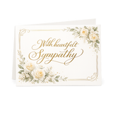 Handwritten Sympathy Card