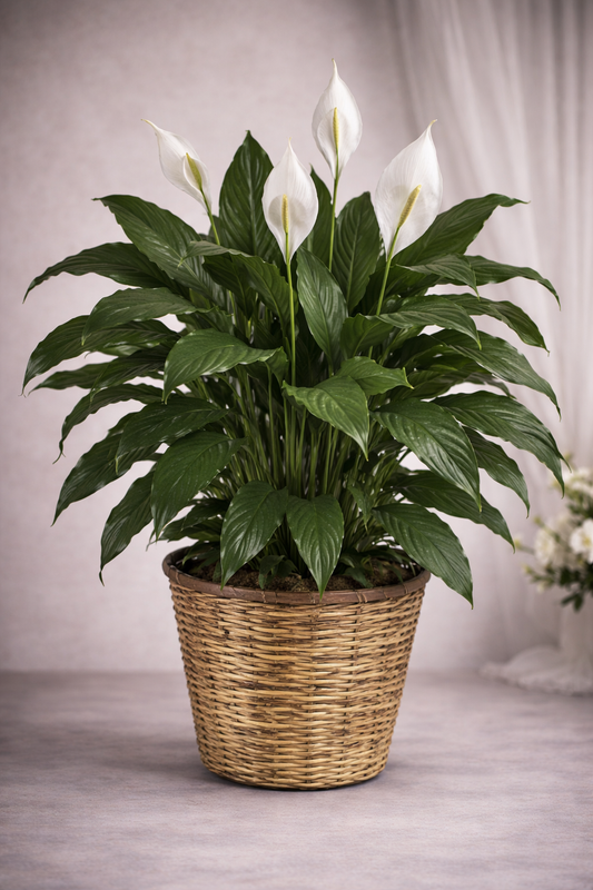 Peace Lily – photo 1 – Baltimore florist Blooming Treasure