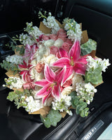 Blush Stargazer Bouquet as shown