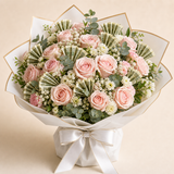 Blush Cash Rose Bouquet as shown