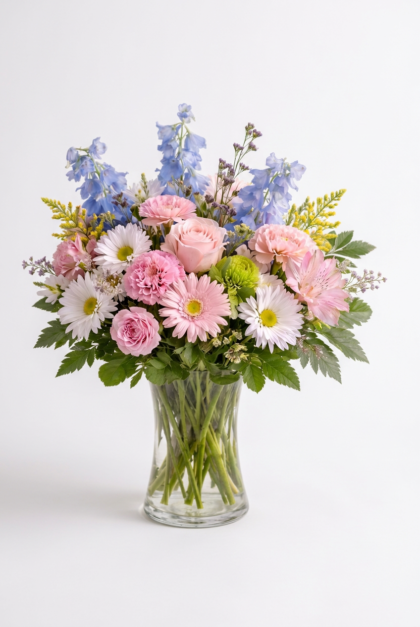Pastel Bloom Harmony – fresh flower arrangement from Blooming Treasure, Baltimore