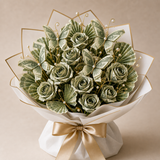 Golden Money Butterfly Bouquet as shown
