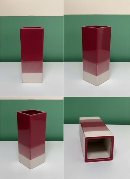 Rouge Ombre Column Vase