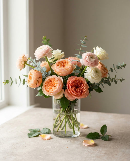 Peachy Summer Vase