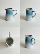 Azure Drift Pitcher Vase