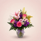 Rosy Twilight Bouquet as shown